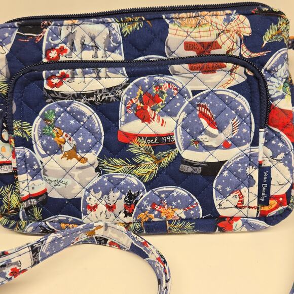 Vera Bradley Little Hipster Scottie Dogs 2016 Holiday Snowglobes Retired Pattern - Picture 4 of 8